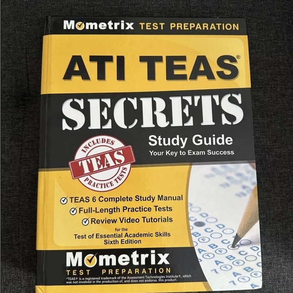 ATI TEAS Secrets Study Guide - TEAS 6 Prep Book, Six Full-Length Practice Tests - Picture 1 of 5